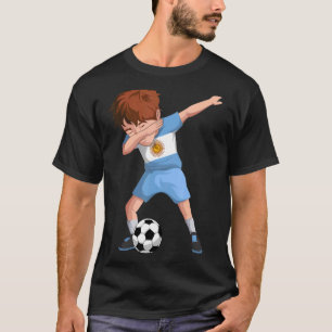 Camiseta Argentina: Niño argentino con bandera