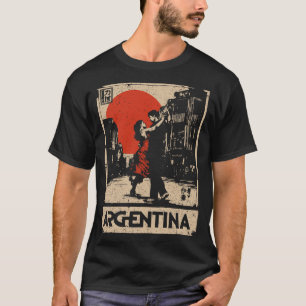 Camiseta Argentina Noir - Poster de Tango en la Sombra