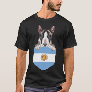 Camiseta Argentina: Perro de la bandera toro de la bandera 
