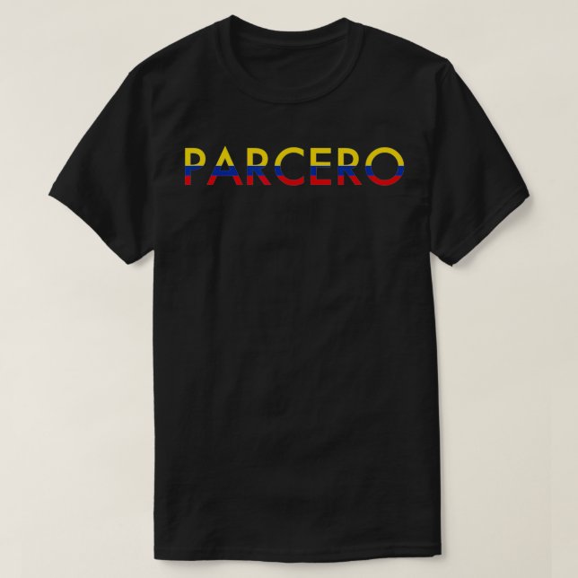 Camiseta Argot colombiano Parcero (Diseño del anverso)