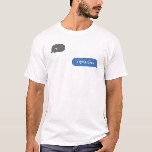 Camiseta Argot coreano habla de burbujas y ojos llorosos ㅜ 