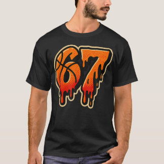 Camiseta Argot de la Gen Alfa 67 Baloncesto Helado Goteo Se