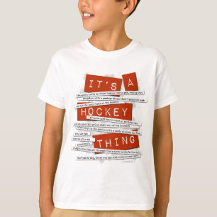 Camiseta Argot del hockey