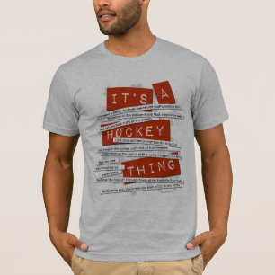 Camiseta Argot del hockey