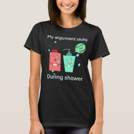 Camiseta Argumento Divertido en la Ducha
