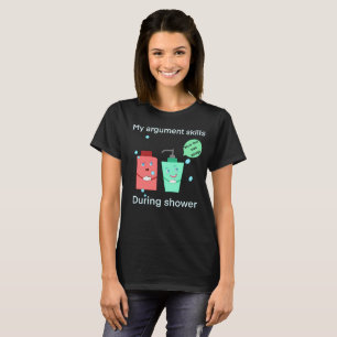 Camiseta Argumento Divertido en la Ducha