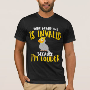 Camiseta Argumento más fuerte sobre las aves del loro de Co