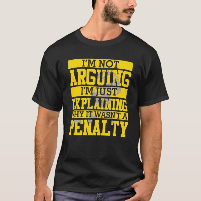 Camiseta Argumento Que No Se Castiga El Orgullo De Hockey S (Anverso)