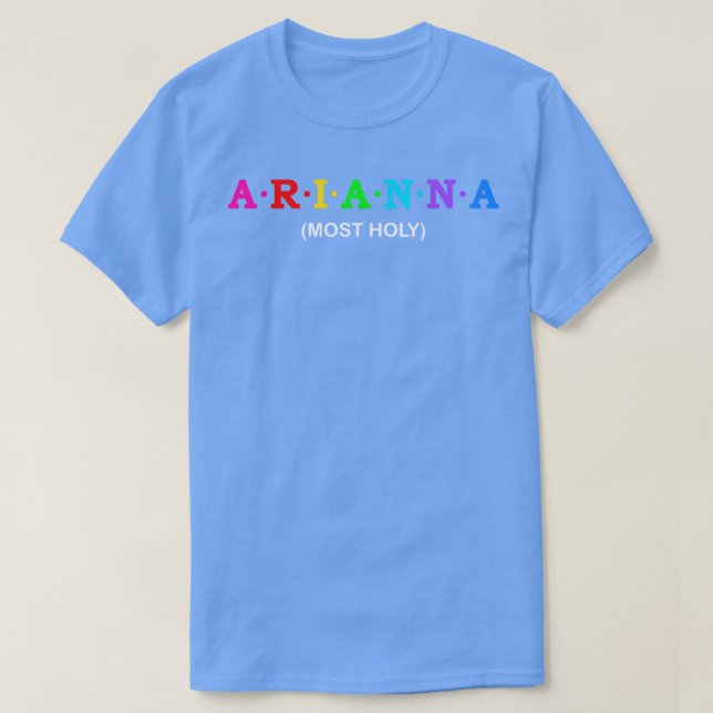 Camiseta Arianna Most (Diseño del anverso)