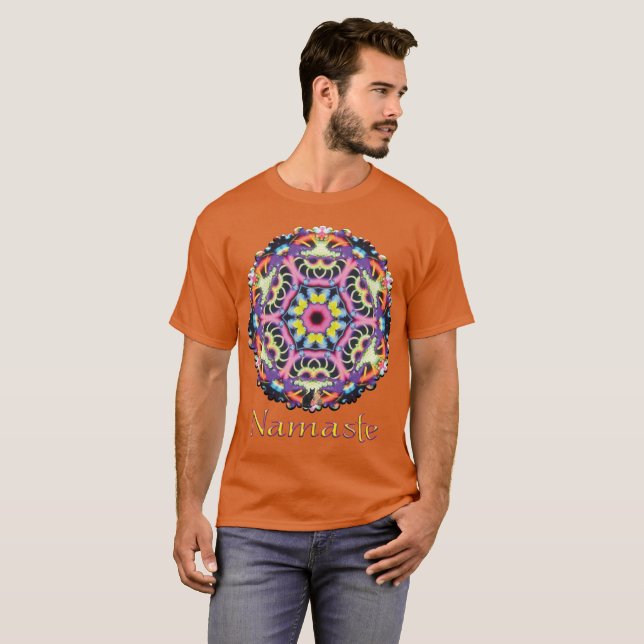 Camiseta Ariel Namaste Caleidoscopio (Anverso completo)