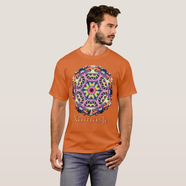 Camiseta Ariel Namaste Caleidoscopio (Anverso completo)