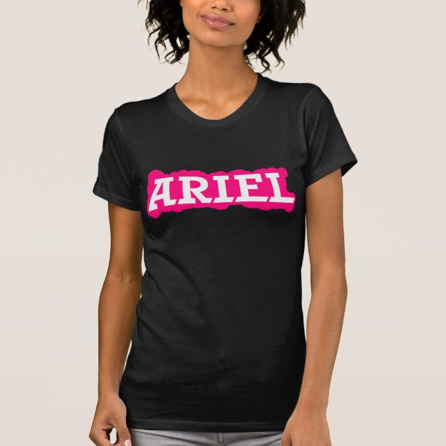 Camiseta Ariel - nube rosada (Anverso)