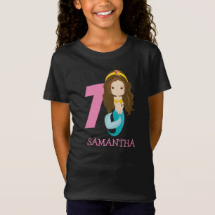 Camiseta Ariel - Nuestra pequeña sirena 7 cumpleaños T-Shir