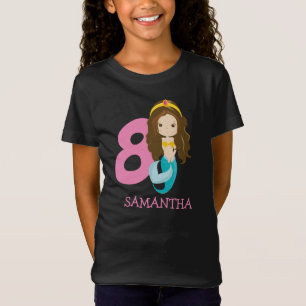 Camiseta Ariel - Nuestra pequeña sirena 8 cumpleaños T-Shir