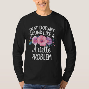 Camiseta ARIELLE Chicas personalizados de flores cortas ARI