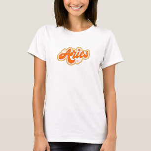 Camiseta Aries Astrología retro vintage Zodiac