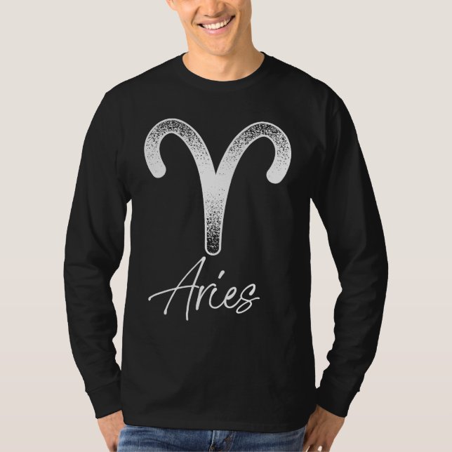 Camiseta Aries Astrology and Horoscope Zodiac Sign (Anverso)