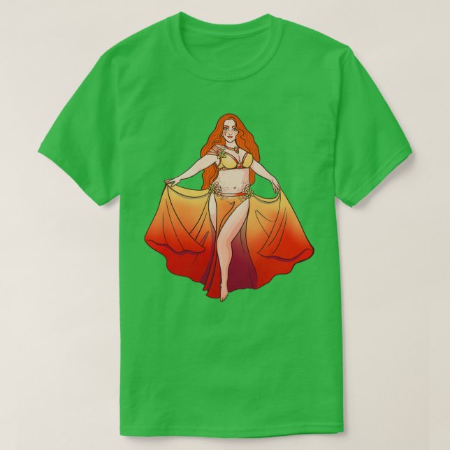 Camiseta Aries Belly Dancer (Diseño del anverso)