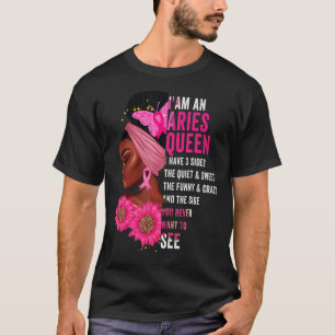 Camiseta Aries Black Queen I Have 3 Side April Chica Women