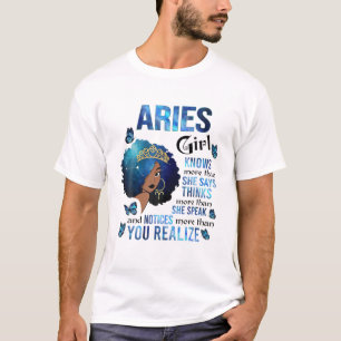 Camiseta Aries Chica sabe más de lo que dice Mamáes de Rein
