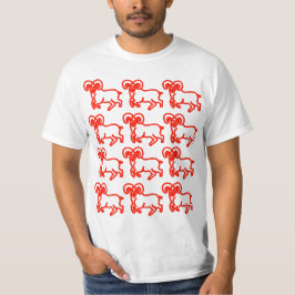 Camiseta Aries con contorno rojo – Enérgica Aries