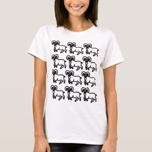 Camiseta Aries Contorno Cordero – Confiado