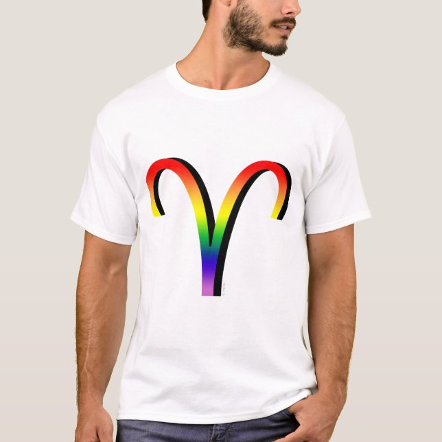 Camiseta Aries de GLBT (Anverso)