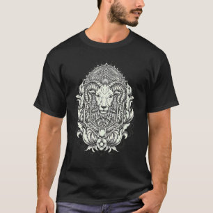 Camiseta Aries de Halloween ocultan la negrura satánica de 