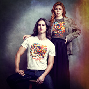 Camiseta Aries El Signo Del Zodiaco De Carnero