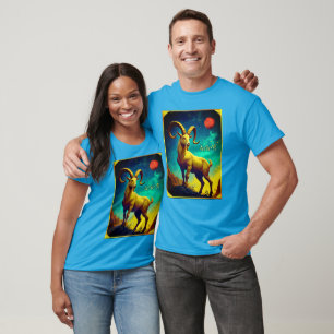 Camiseta Aries el Signo del Zodiaco del Carnero