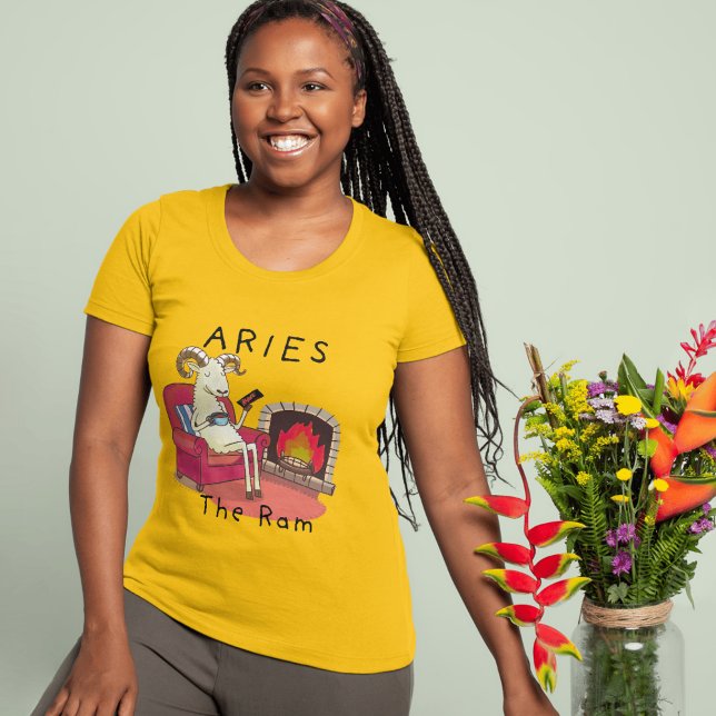 Camiseta Aries la constelación de estrellas del zodiaco Ram (Subido por el creador)