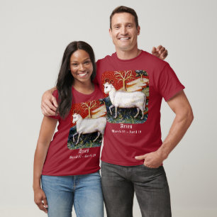 Camiseta Aries, la fiesta de cumpleaños del Rótulo Ram Zodi