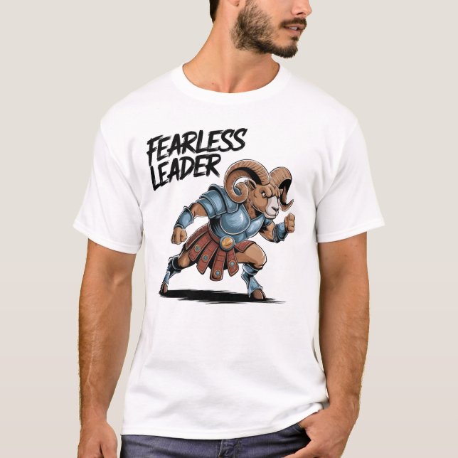 Camiseta Aries, líder infundado (Anverso)