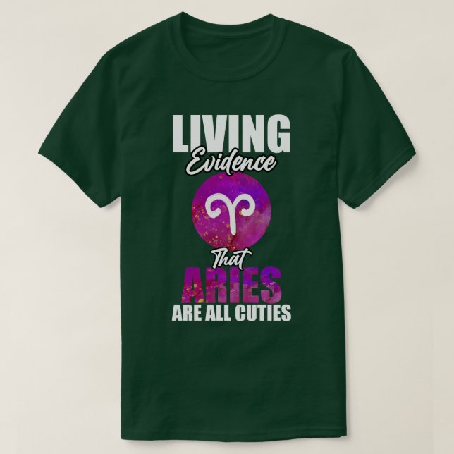 Camiseta Aries Living Evidence 1 (Diseño del anverso)