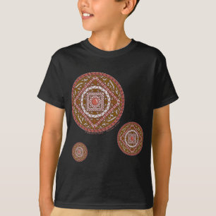 Camiseta Aries Mandala Kid's y Baby Dark Shirt
