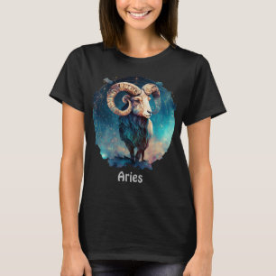 Camiseta Aries Personalizado Zodiaco Carnero Astrología