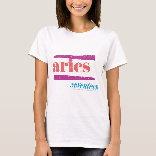 Camiseta Aries Pink (Anverso)