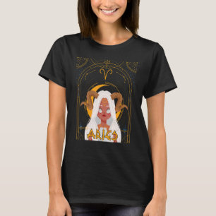 Camiseta Aries Queen Chica Aries Cumpleaños Zodiac Astrolog