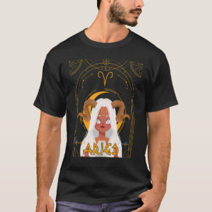 Camiseta Aries Queen Chica Aries Cumpleaños Zodiac Astrolog