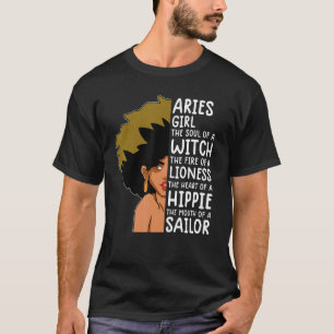 Camiseta Aries Queen For Women Astrología Zodiac Aries Chic