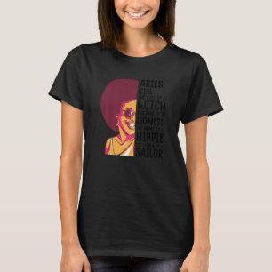 Camiseta Aries Queen For Women Astrología Zodiac Aries Chic