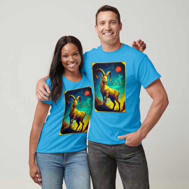 Camiseta Aries the Ram Zodiac Sign (Unisexo)