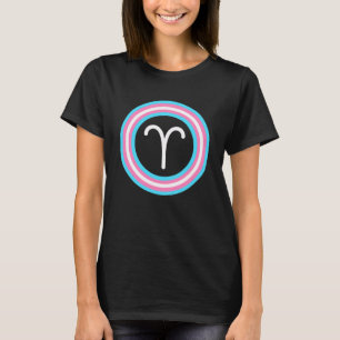 Camiseta Aries transgénero Aries Zodiac Rótulo Astrolog