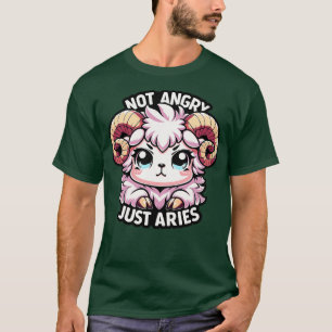 Camiseta Aries Zodiac Cute Ram Tee Astrología Regalo gráfic