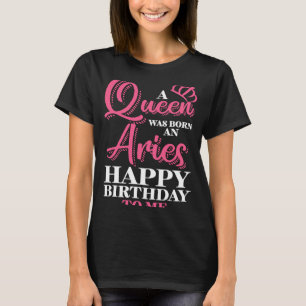 Camiseta Aries Zodiac Horoscope Astrología Rótulo Cumpleaño