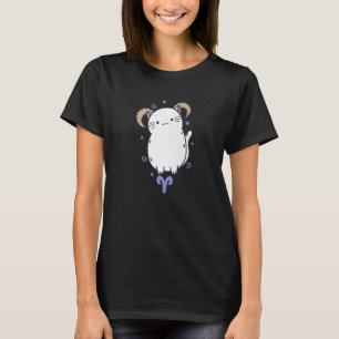 Camiseta Aries Zodiac Rótulo como un horóscopo gato