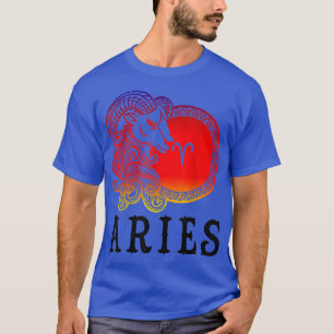 Camiseta Aries Zodiac Sign, Aries Ram zodiac sign