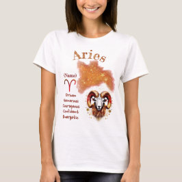Camiseta Aries Zodiac Sign T-Shirt