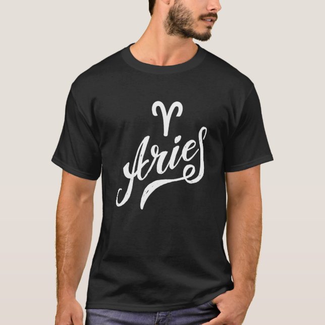 Camiseta Aries Zodiaco (Anverso)