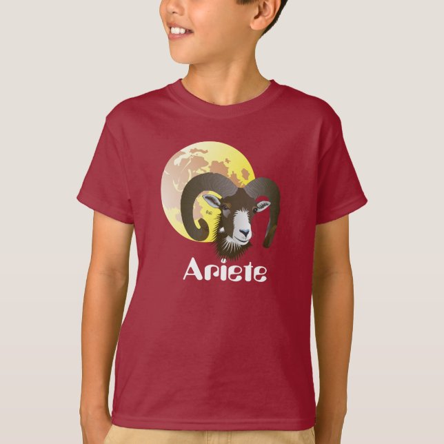 Camiseta Ariete 21 al marzo 20 Aprile (Anverso)